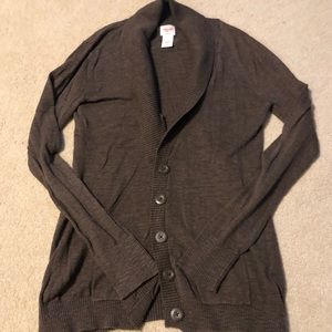 Mossimo Supply Co Brown Knit Cardigan